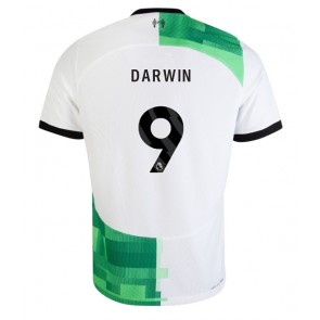 Lacne Muži Futbalové dres Liverpool Darwin Nunez #9 2023-24 Krátky Rukáv - Preč